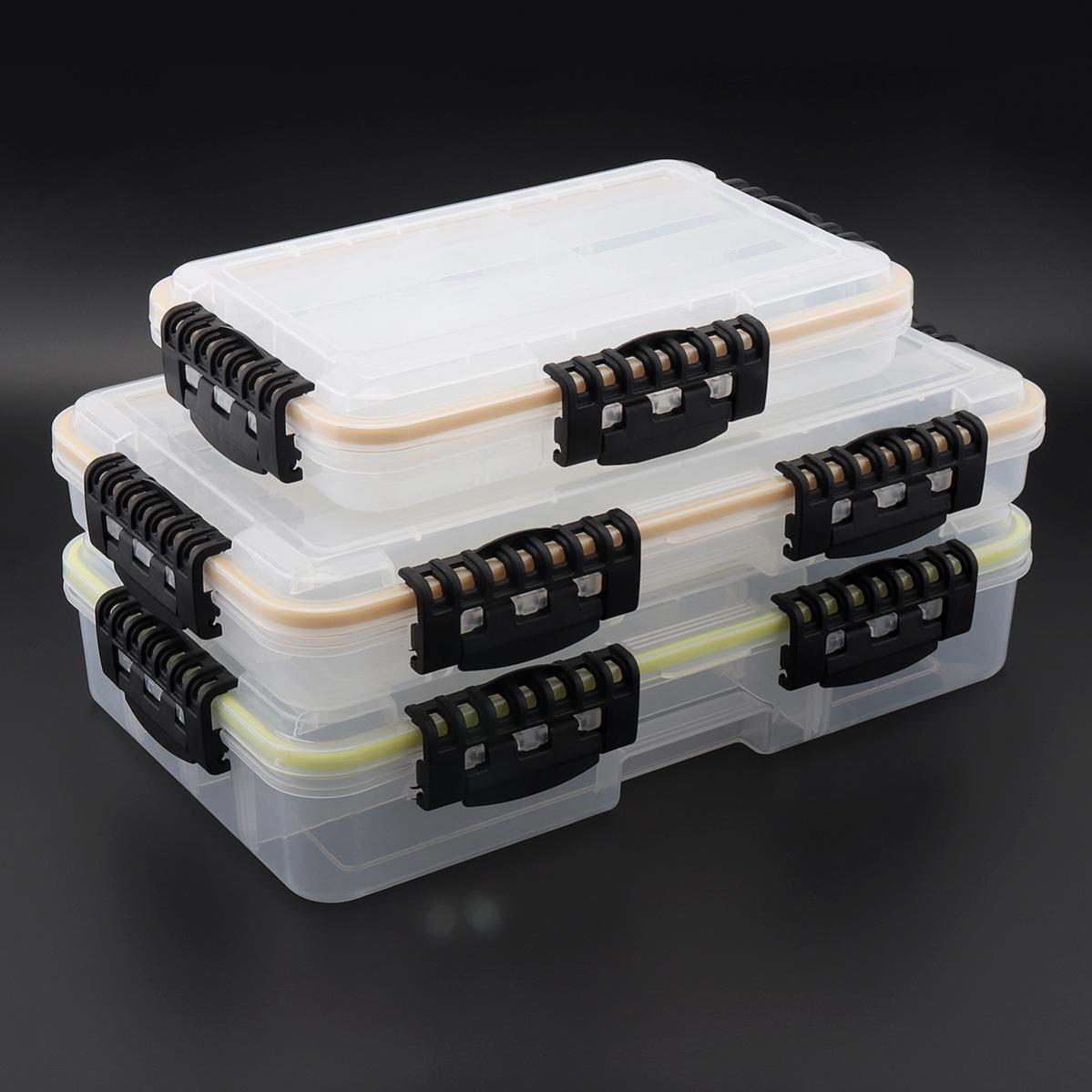 Fishing Hook Size - Large Capacity Waterproof Fishing Tackle Box