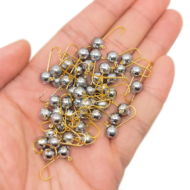 OUTKIT 10pcs Mini Jig Head Hoo - огляд і ціна Fishing Hook Offset