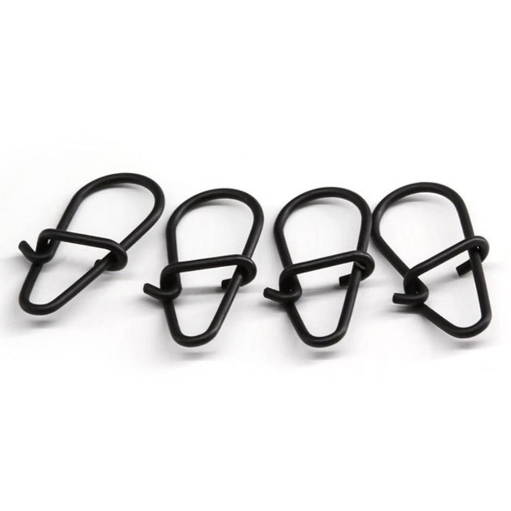 100Pcs/lot Matte black Snap Fi - огляд і ціна Fishing Hook Box