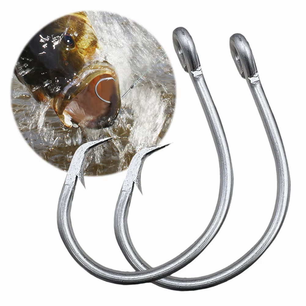 30pcs/box Fishing Hooks Stainl - огляд і ціна Fishing Hook Circle