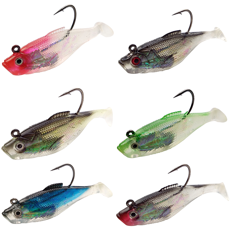 6Pcs/Bag Fishing Lures with Fi - огляд і ціна Fishing Hook Size