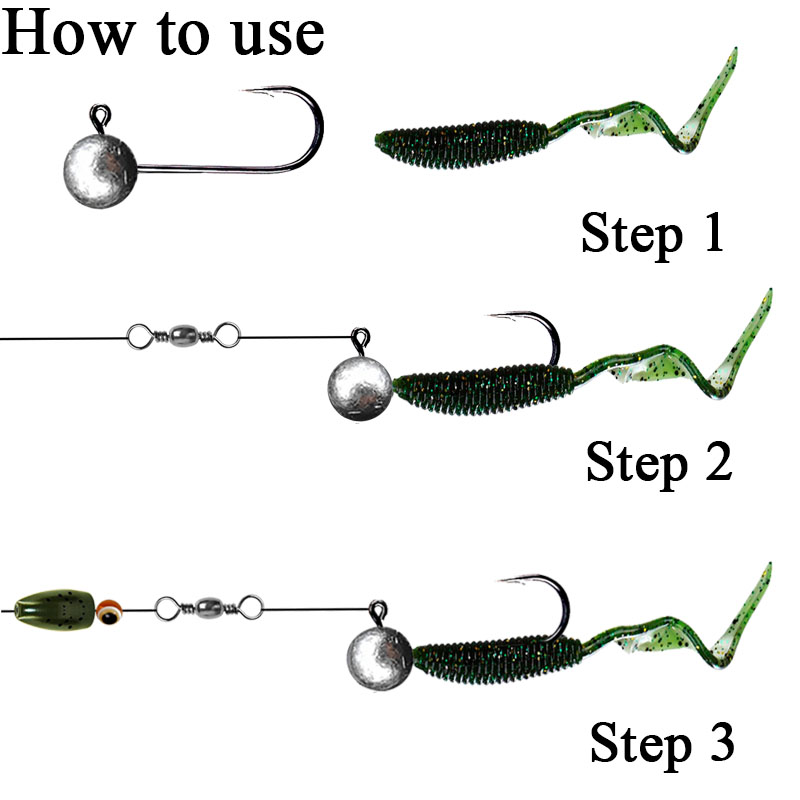 10pcs/lot Jig Head Fishing Hoo - огляд і ціна Fishing Hook Offset