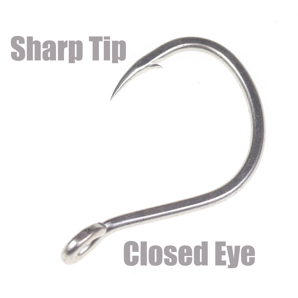 10pcs Matte Tin Anti-rust Salt - огляд і ціна Fishing Hook Offset