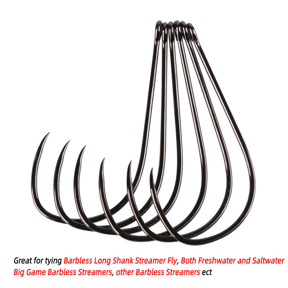 Bimoo 20pcs #1~5/0 Barbless Lo - огляд і ціна Fishing Hook Barbless