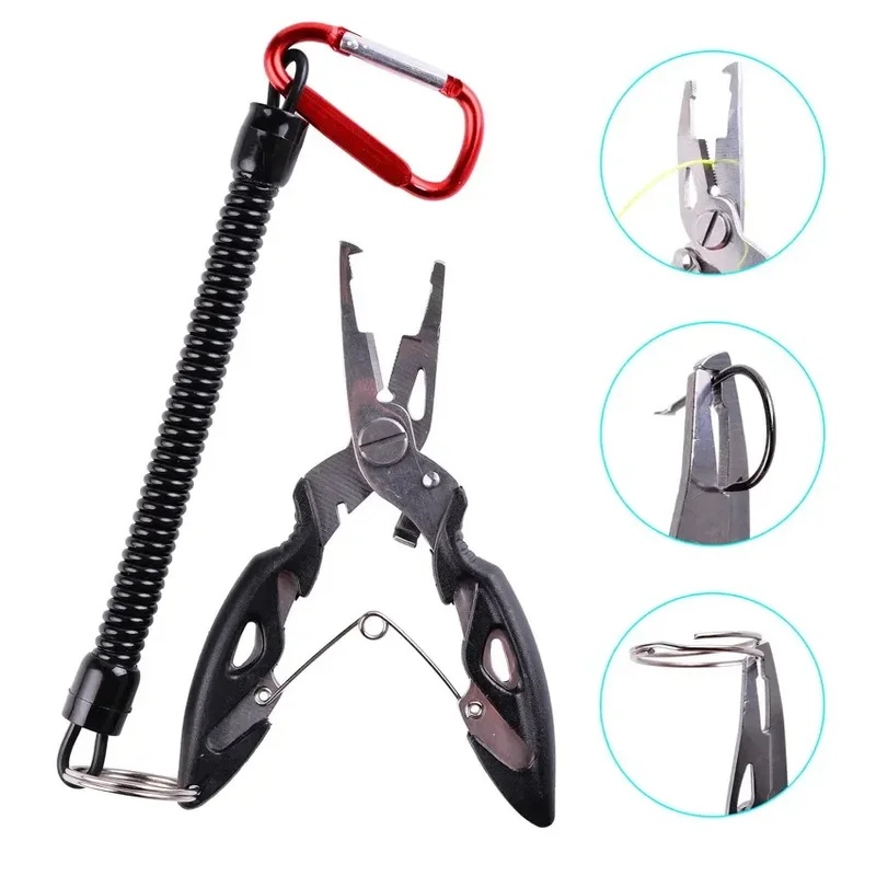 Fishing Plier Scissor Braid Li - огляд і ціна Fishing Hook Stainless Steel