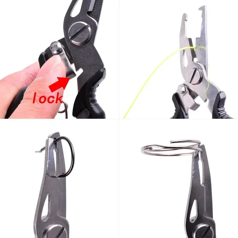 Fishing Plier Scissor Braid Li - огляд і ціна Fishing Hook Stainless Steel