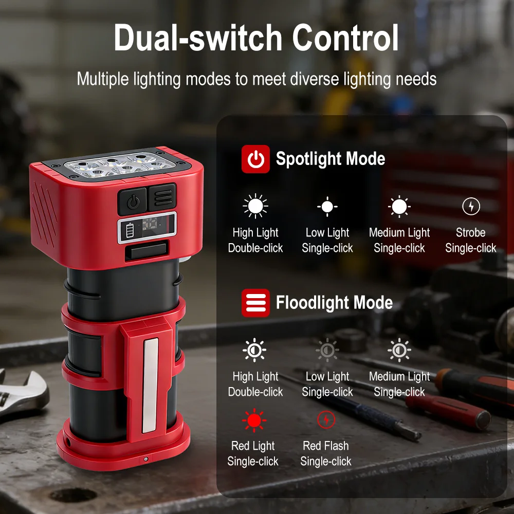 BORUiT COB LED Work Light 1000 - огляд і ціна Fishing Hook