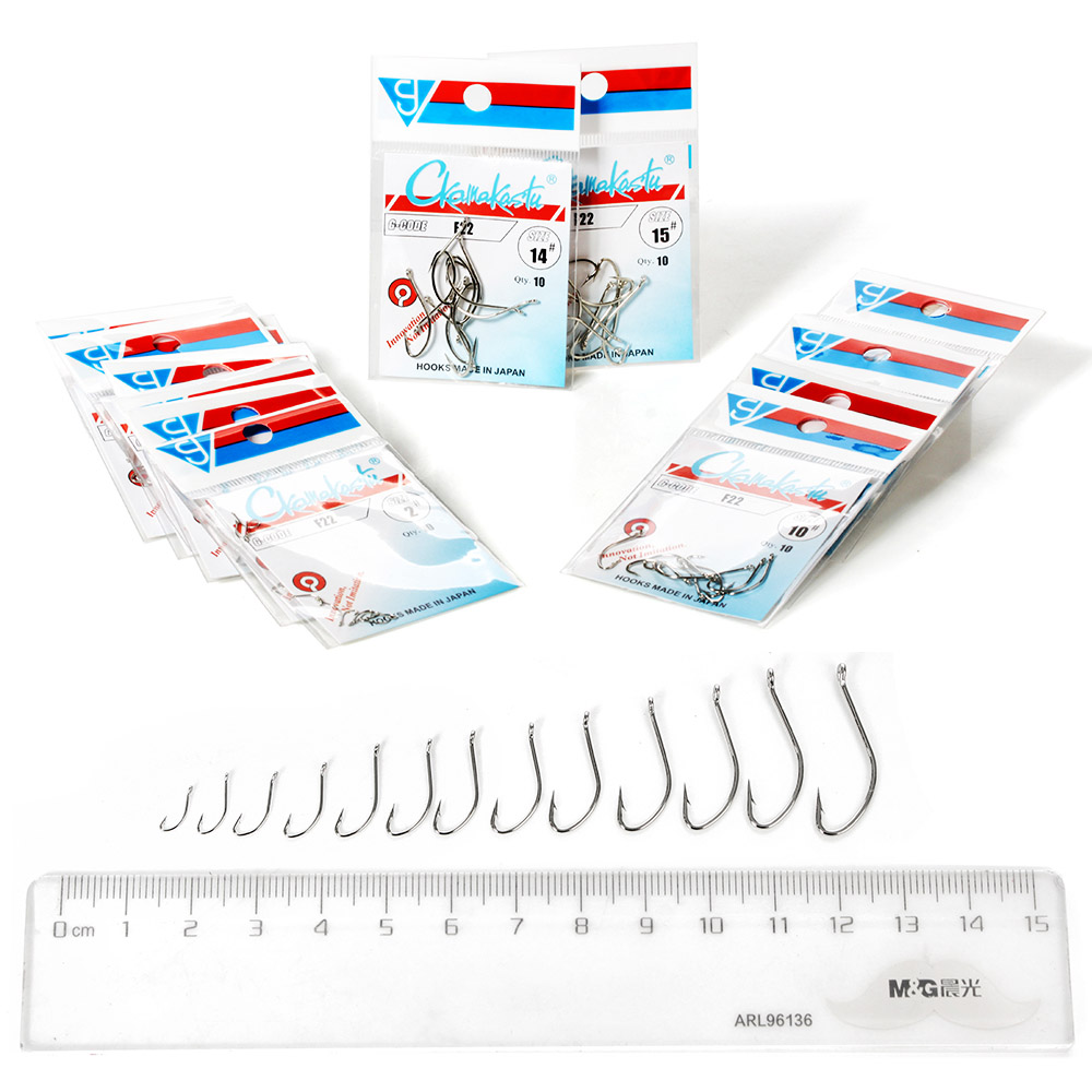 Ckamakastu F22 White Saltwater - огляд і ціна Fishing Hook Barbless