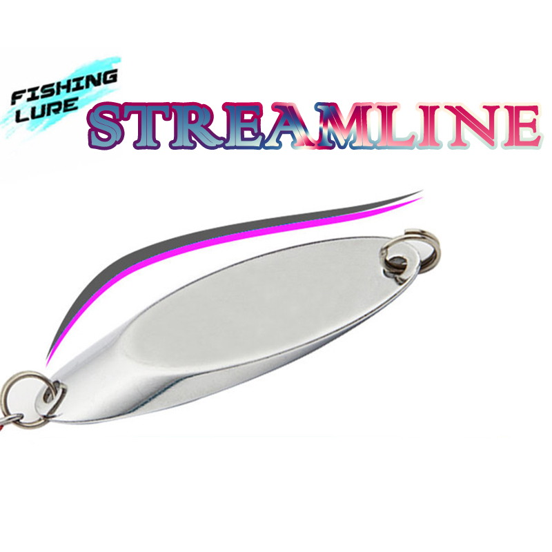 1pc 2.5g-35g Metal Spoon Lure  - огляд і ціна Fishing Hook Treble