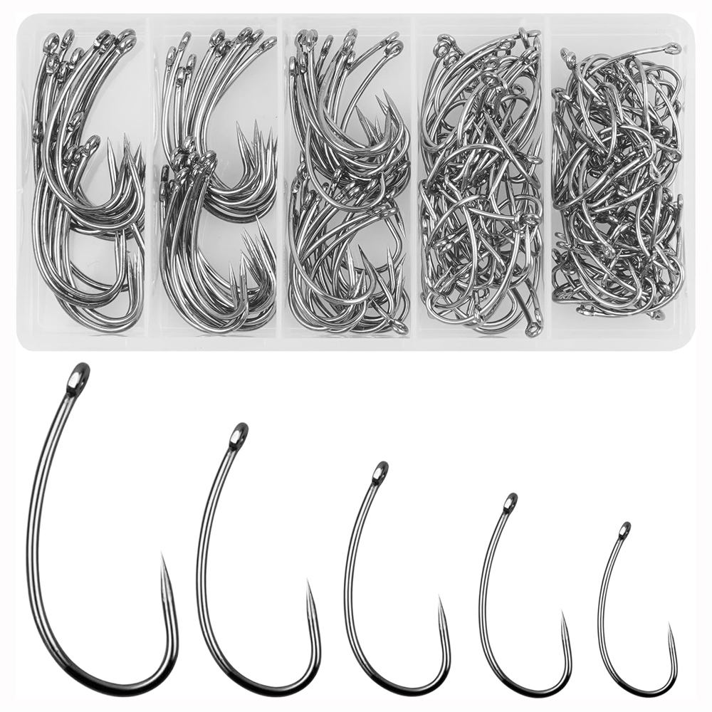 180PCS Barbless Fishing Hooks  - огляд і ціна Fishing Hook Circle