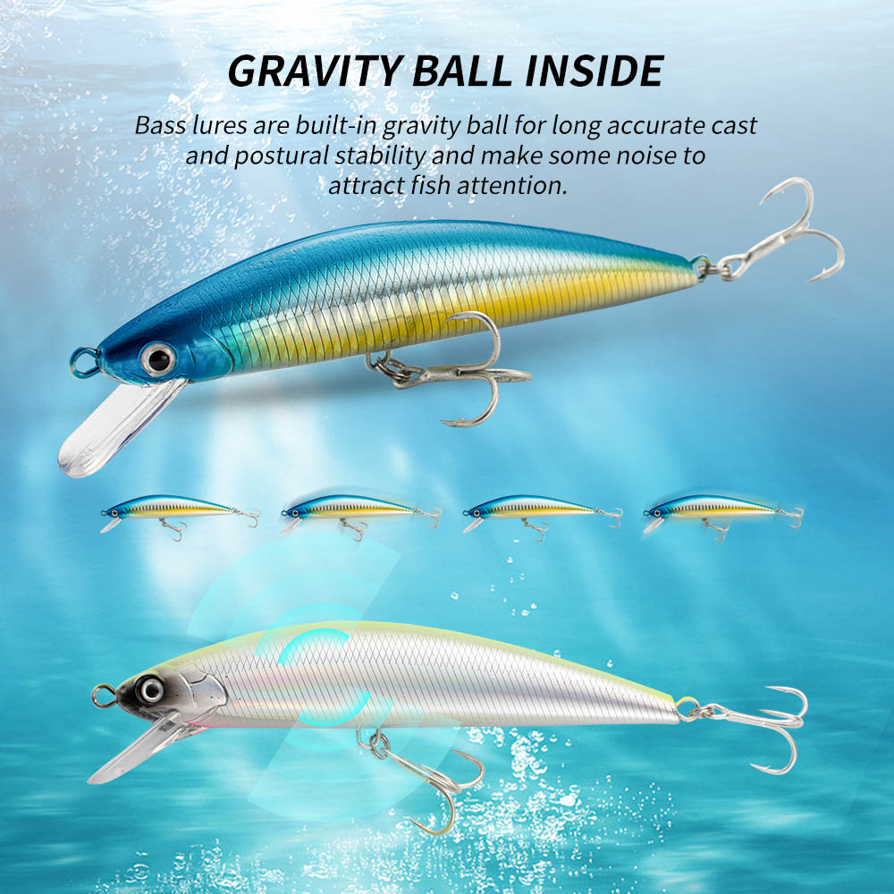Fishing Lure Sinking Minnow 13 - огляд і ціна Fishing Hook Treble