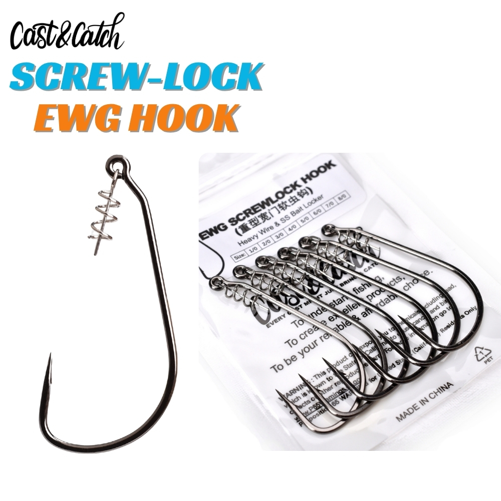 Cast&Catch SCREW-LOCK Weedless - огляд і ціна Fishing Hook Weedless