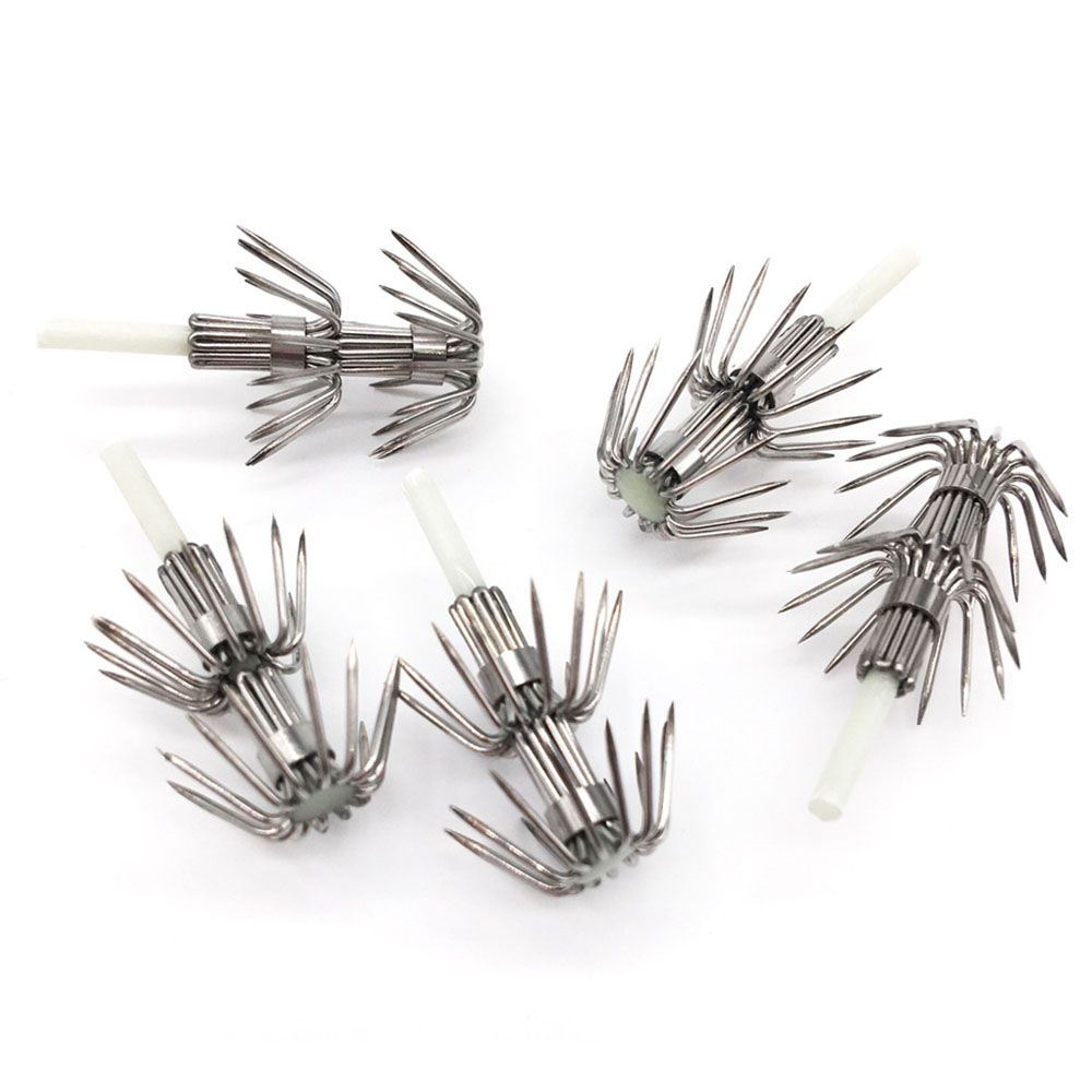 5Pcs Stainless Steel Double La - огляд і ціна Fishing Hook Assortment