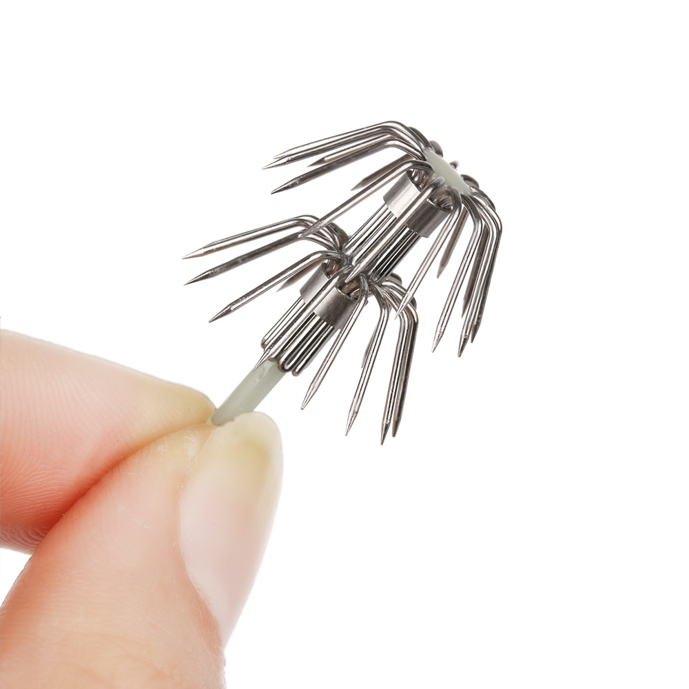 5Pcs Stainless Steel Double La - огляд і ціна Fishing Hook Assortment