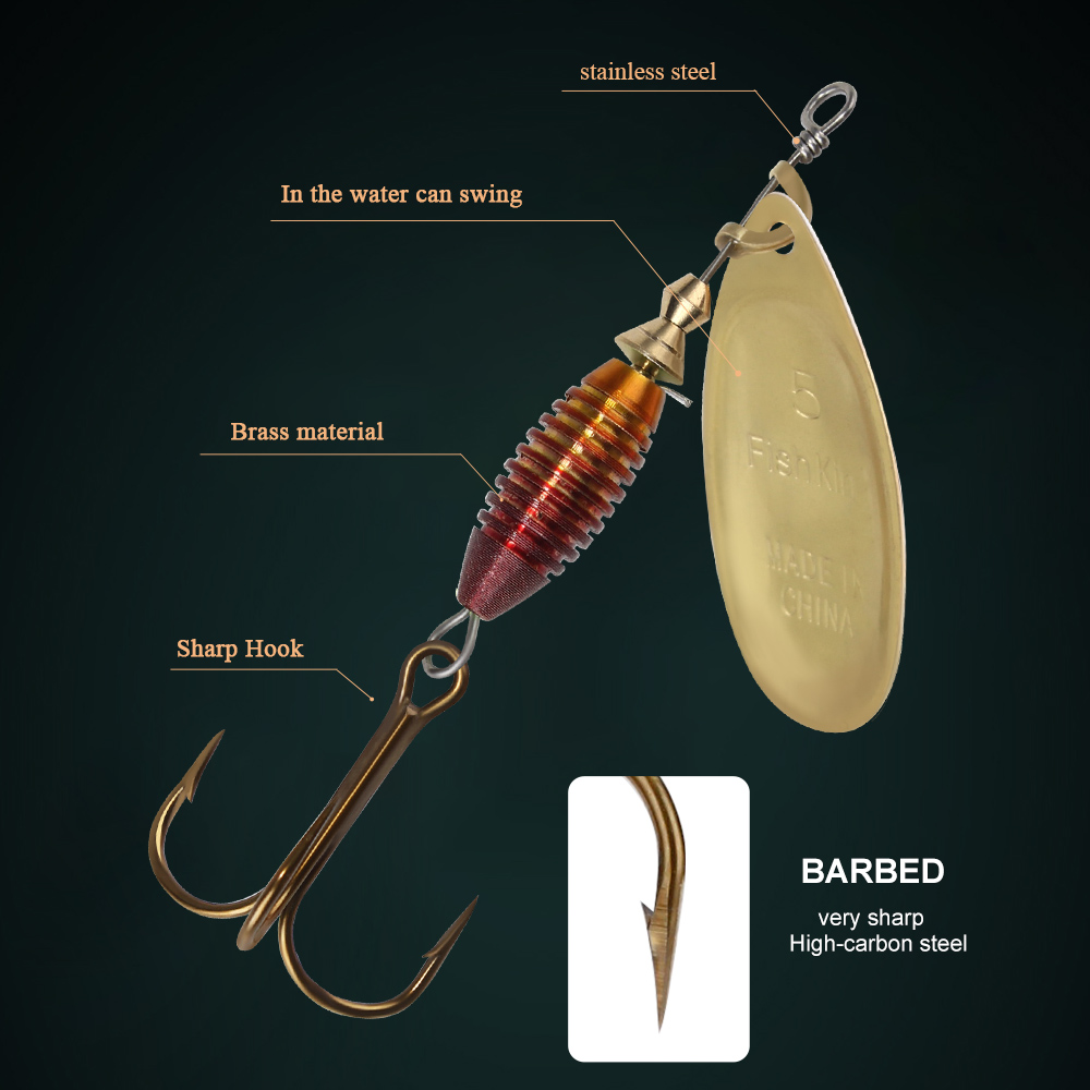 Metal Fishing Lure 4g 4.8g 7g  - огляд і ціна Fishing Hook Treble