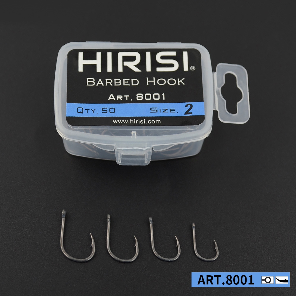 ABST  50Pcs Barbed Coated Carp - огляд і ціна Fishing Hook