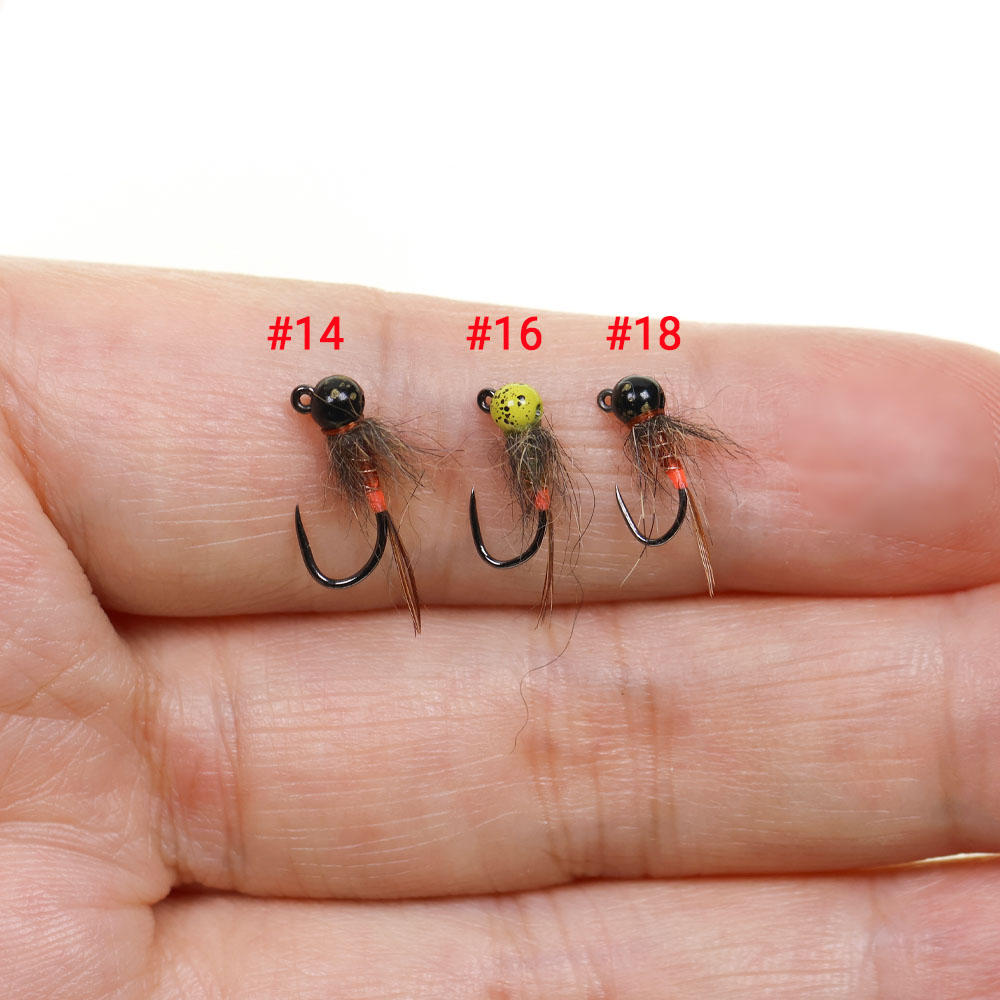 6PCS Jig Tungsten Bead Head Ny - огляд і ціна Fishing Hook Barbless