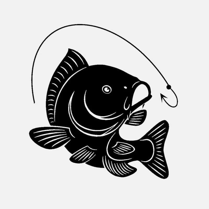 Carp Fishing Hook Decal Decora - огляд і ціна Fishing Hook