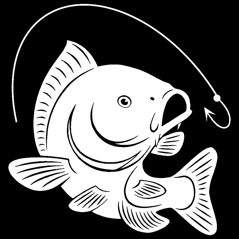 Carp Fishing Hook Decal Decora - огляд і ціна Fishing Hook