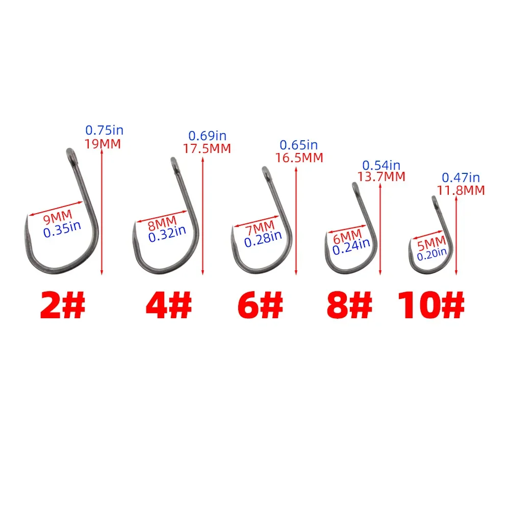 Hirisi 8002 200Pcs Barbless Fi - огляд і ціна Fishing Hook Assortment