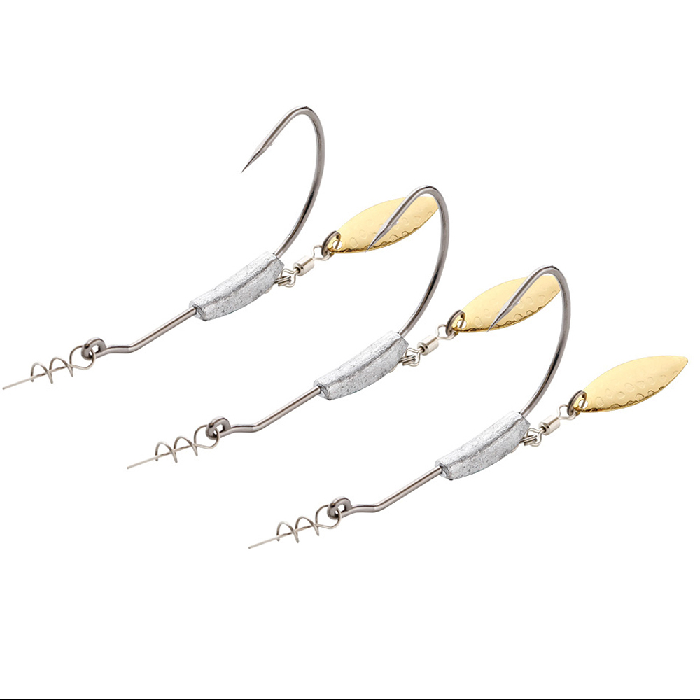 ATUENO 4pcs Offset Fishing Hoo - огляд і ціна Fishing Hook Offset