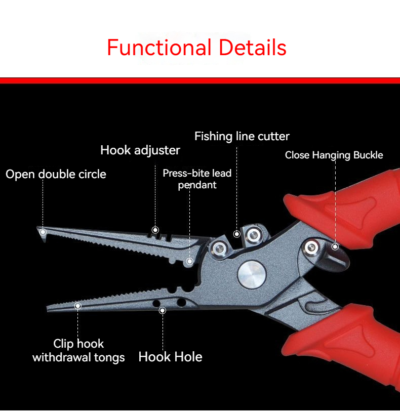 High-Precision Luya Pliers Mul - огляд і ціна Fishing Hook Sharpener