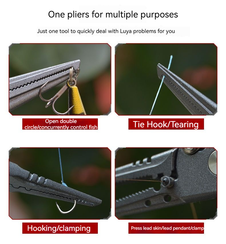 High-Precision Luya Pliers Mul - огляд і ціна Fishing Hook Sharpener