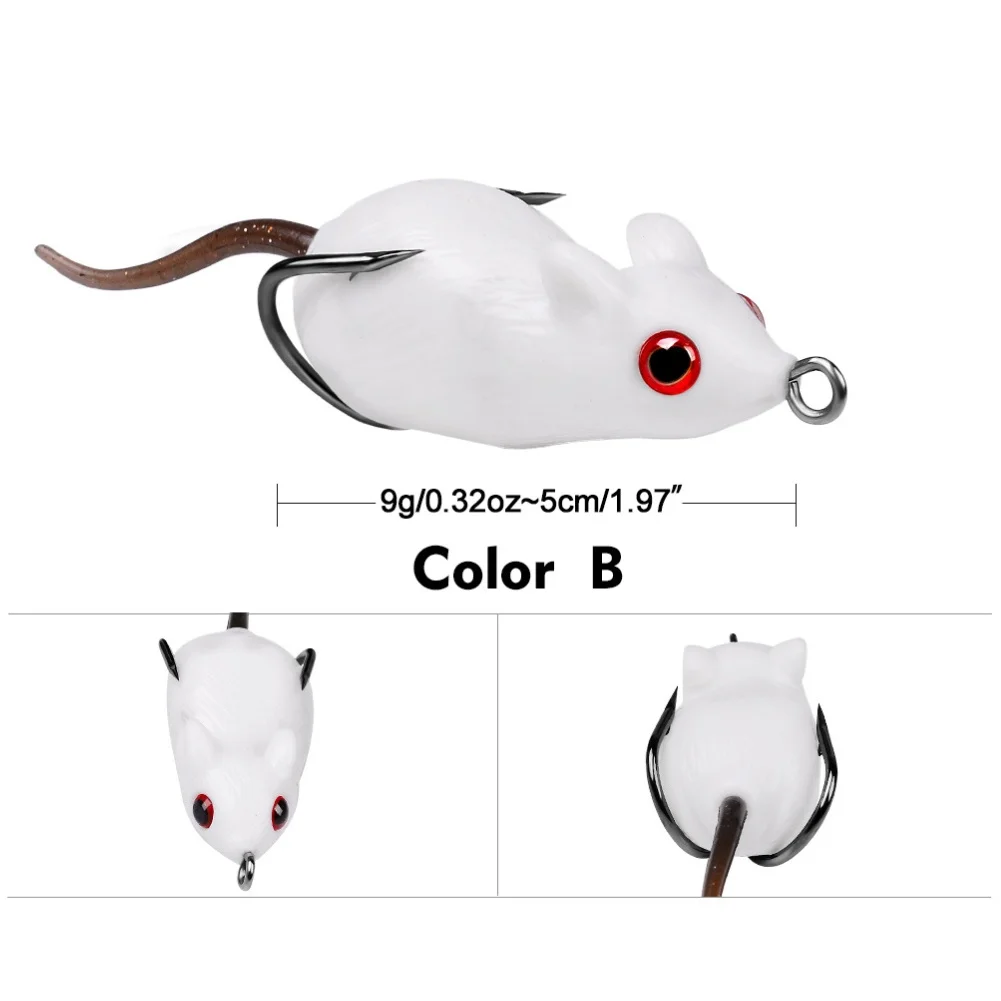 Soft Amphibian Fishing Lure wi - огляд і ціна Fishing Hook Weedless
