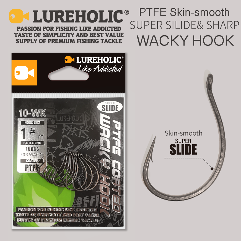LUREHOLIC PTFE Super Slide Wac - огляд і ціна Fishing Hook Offset