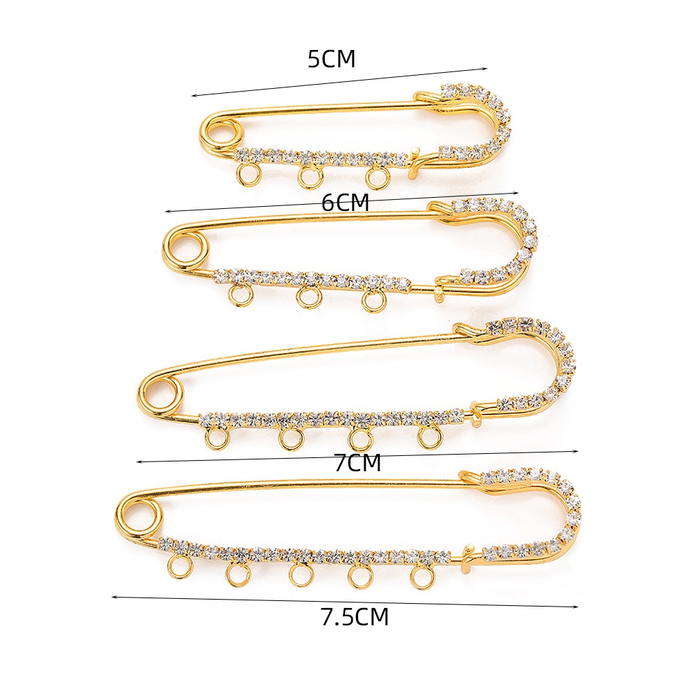 5pcs 50/60/70/75mm Rhinestone  - огляд і ціна Fishing Hook Size