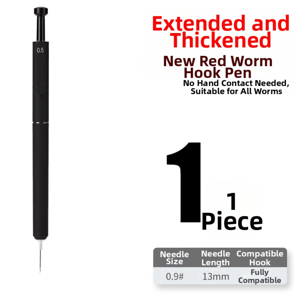 Red worm baiting device for fi - огляд і ціна Fishing Hook Size