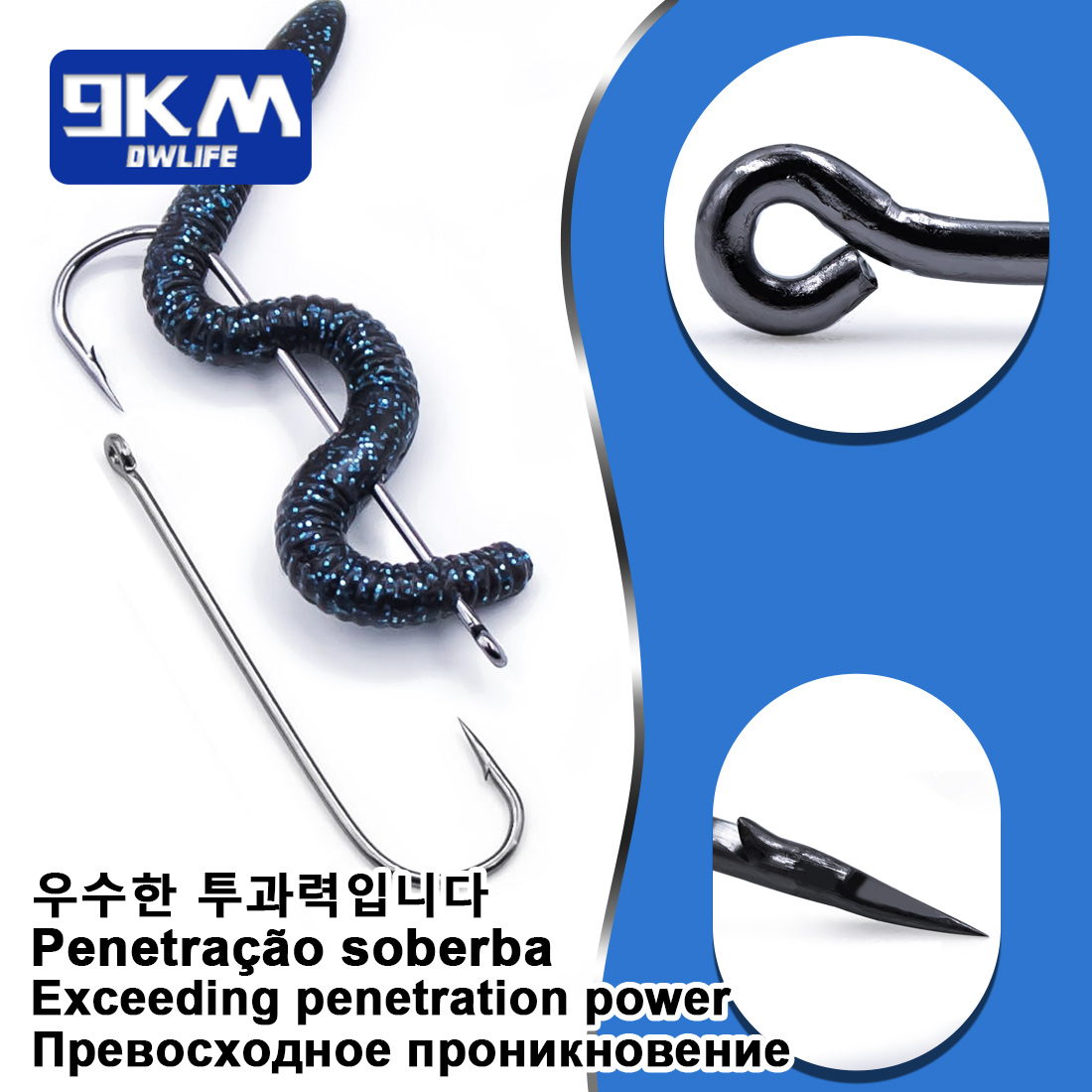 Fishing Hooks Long Shank Hooks - огляд і ціна Fishing Hook Offset