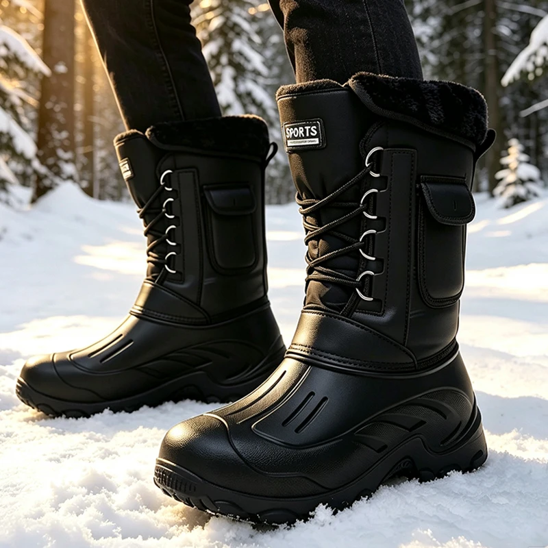 Men Winter Snow Boots Outdoor  - огляд і ціна Fishing Hook