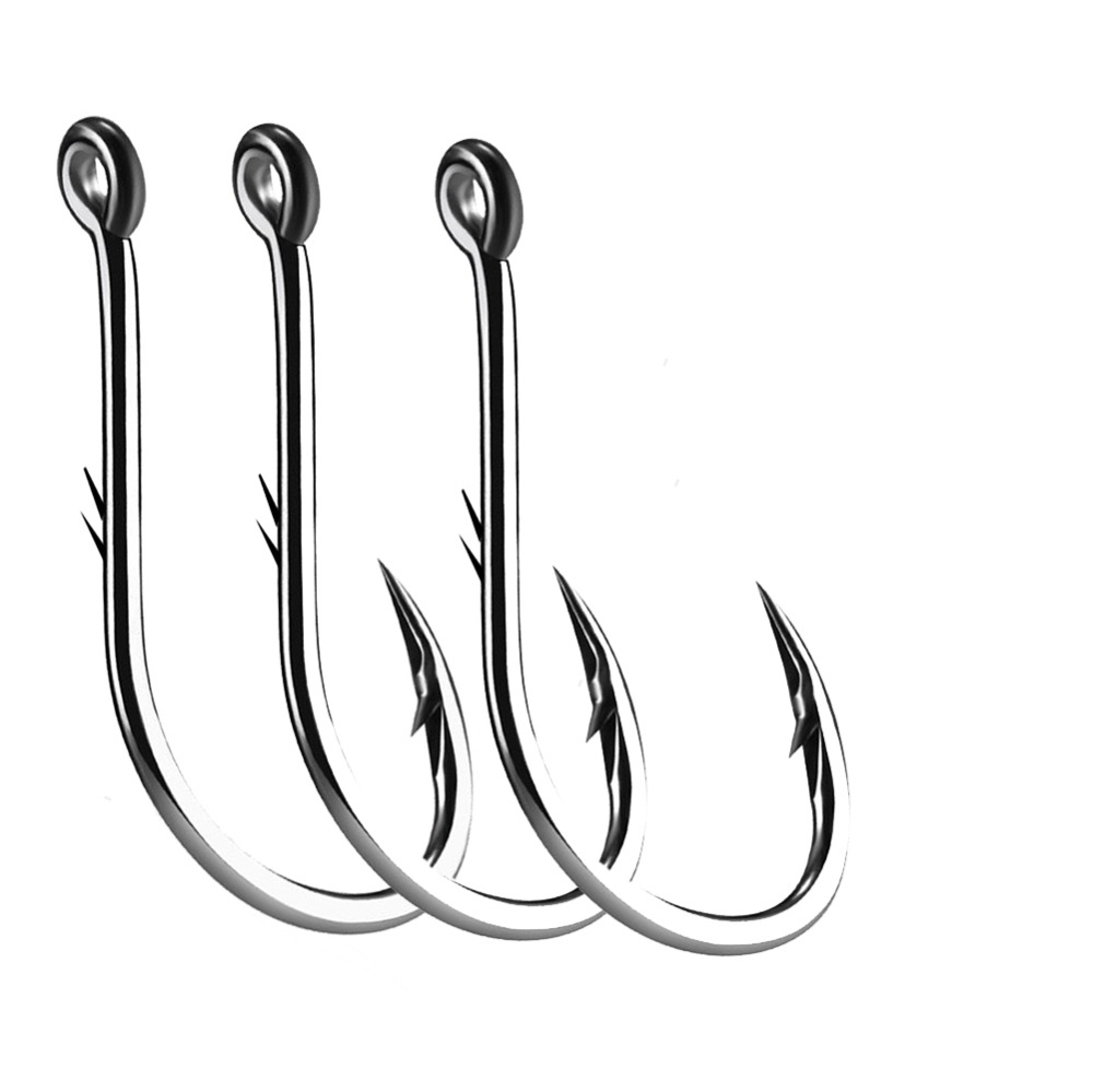 50pcs Iseama Circle Carp Eyed  - огляд і ціна Fishing Hook Circle
