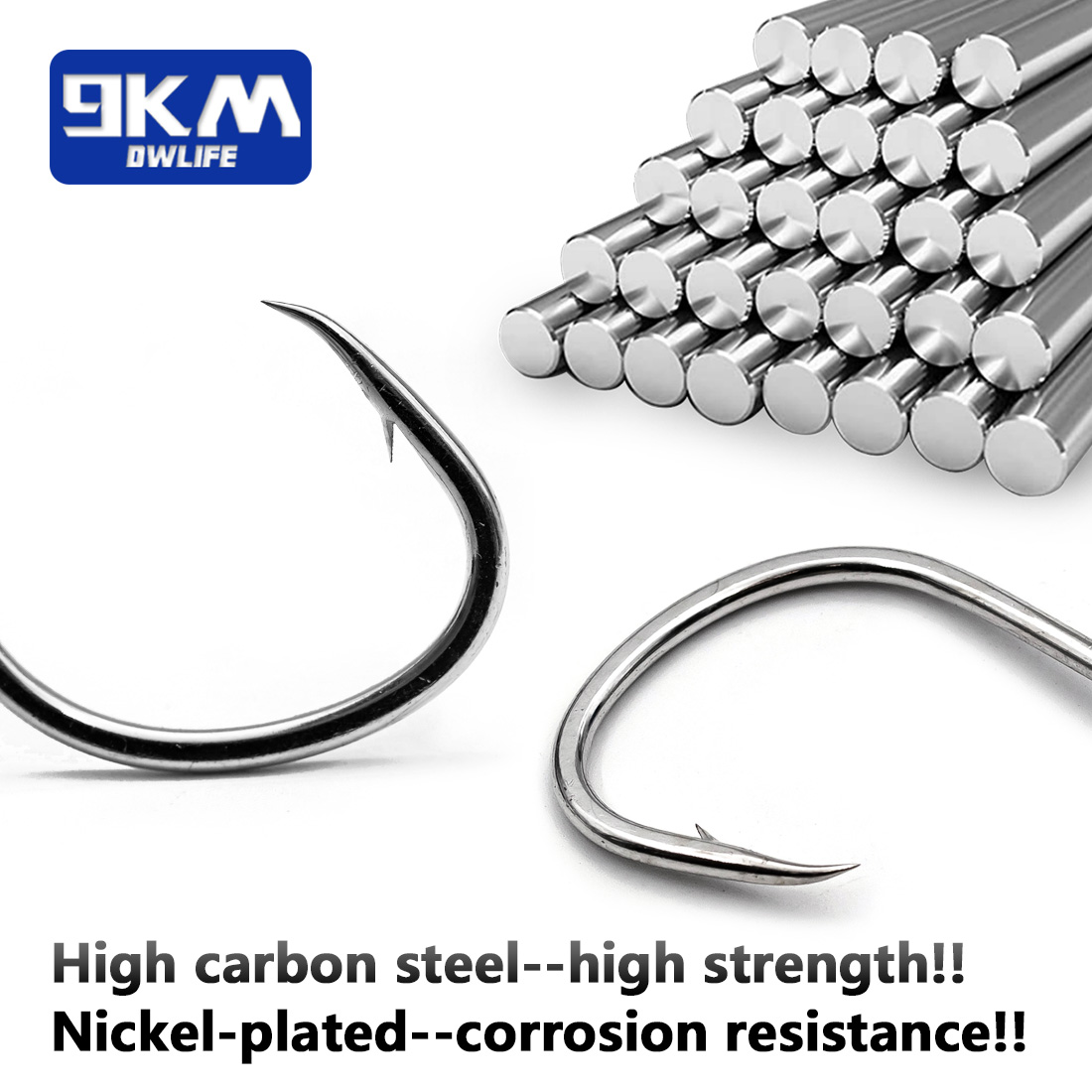 9KM Fishing Hooks Saltwater Li - огляд і ціна Fishing Hook Circle