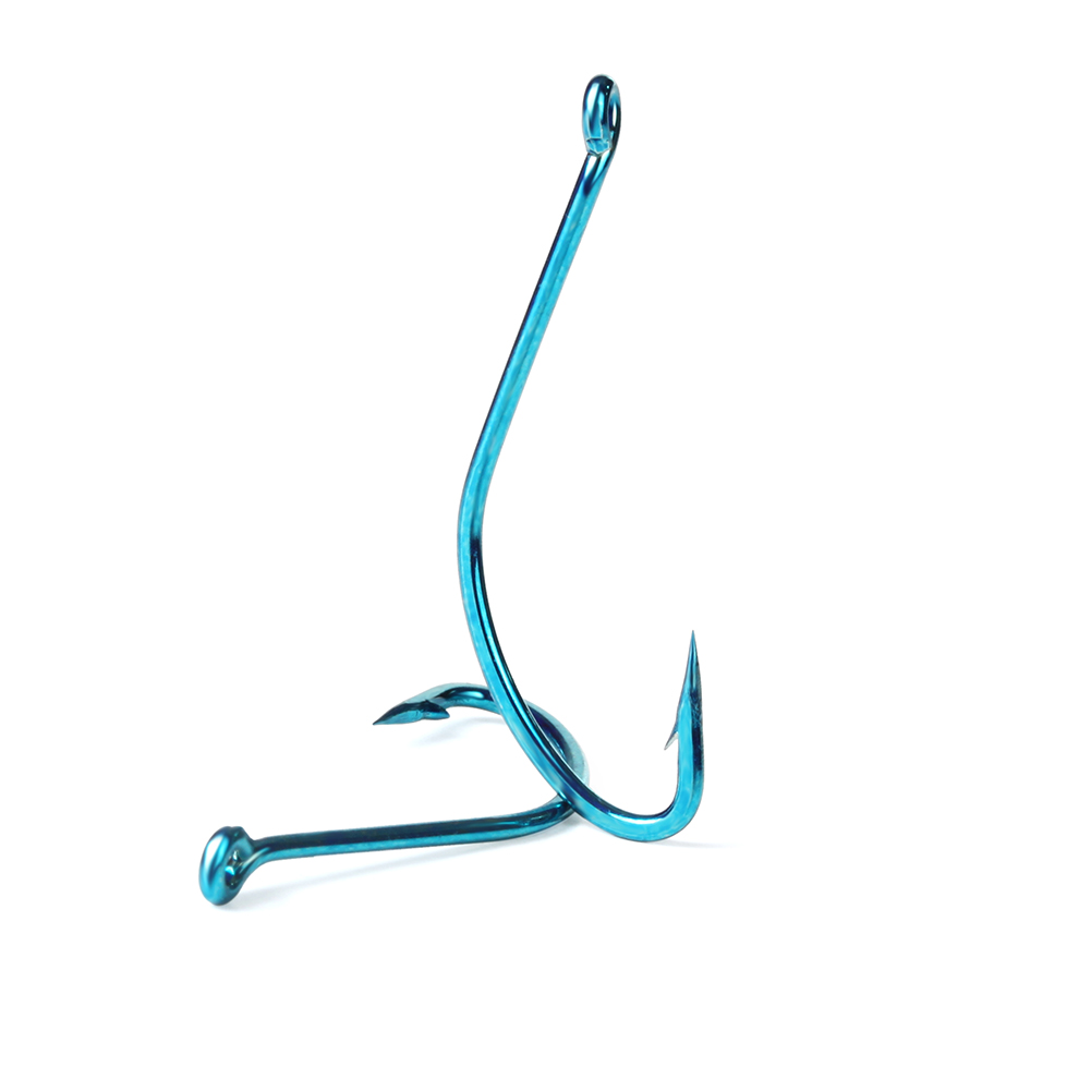 10pcs 2#-15# Blue High Carbon  - огляд і ціна Fishing Hook Circle