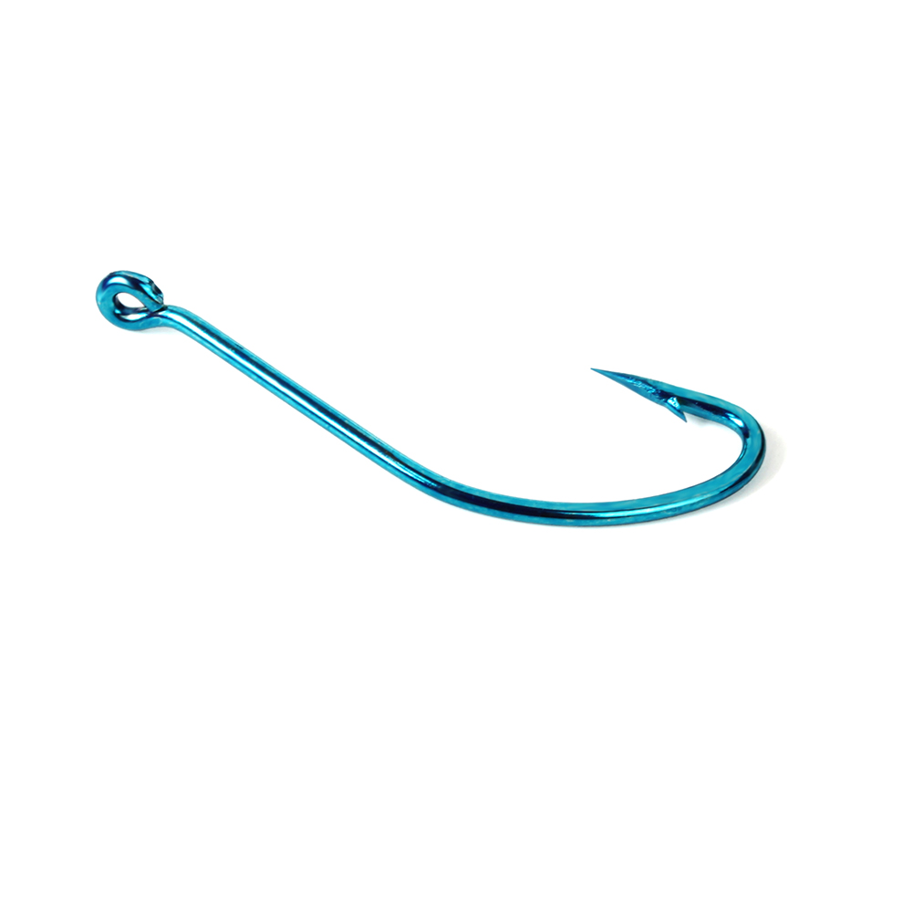 10pcs 2#-15# Blue High Carbon  - огляд і ціна Fishing Hook Circle