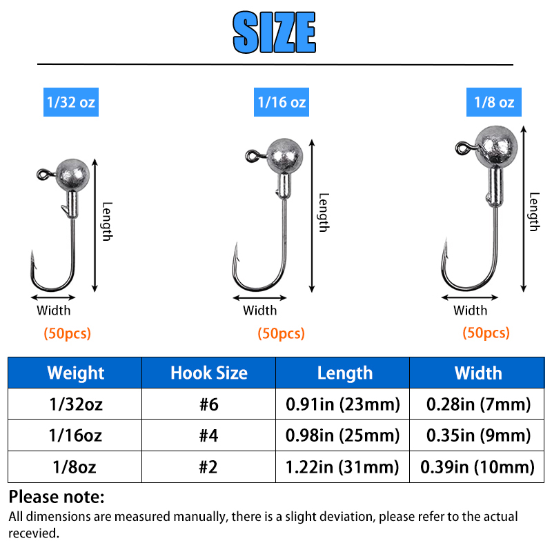 100PCS Fishing Hooks Lead Jig  - огляд і ціна Fishing Hook Offset
