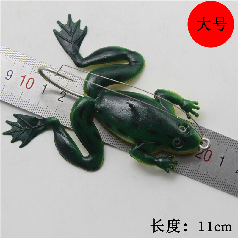 Weedless Soft Frog Lure With H - огляд і ціна Fishing Hook Weedless