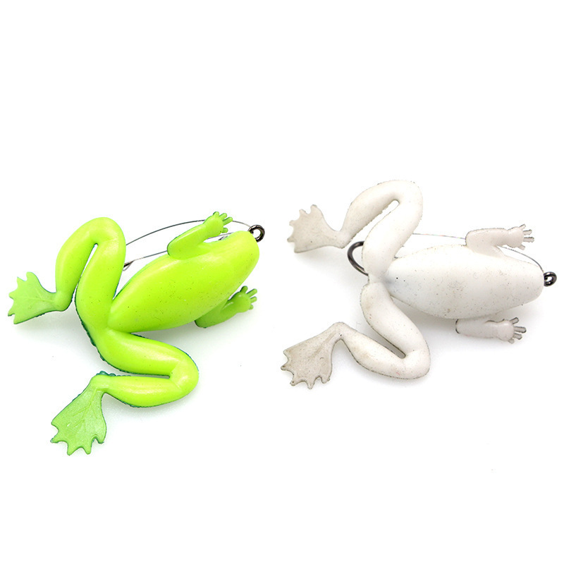 Weedless Soft Frog Lure With H - огляд і ціна Fishing Hook Weedless