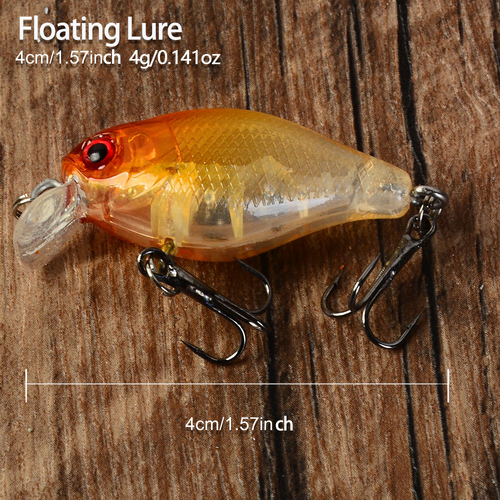 5pcs Floating Crankbaits Bait  - огляд і ціна Fishing Hook Treble