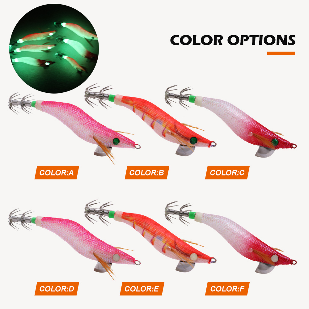 1 PC High-End Glowing Wooden S - огляд і ціна Fishing Hook Size