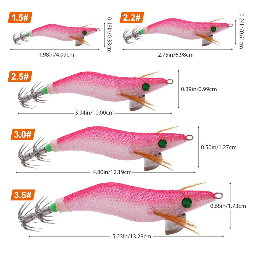 1 PC High-End Glowing Wooden S - огляд і ціна Fishing Hook Size