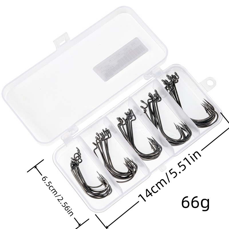 50Pcs/Box High Carbon Steel Fi - огляд і ціна Fishing Hook Jig