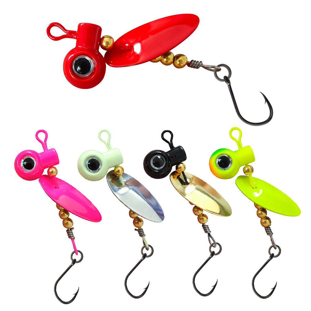 5pcs Crappie Jig Heads With Sp - огляд і ціна Fishing Hook Offset