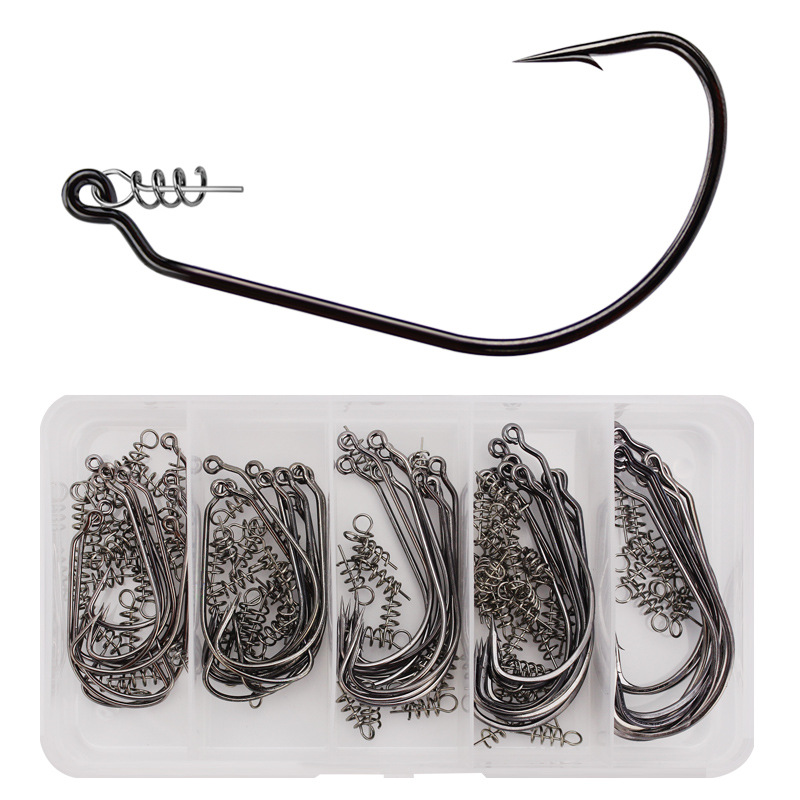 Worm Hook with Lock Stitch Sof - огляд і ціна Fishing Hook Size