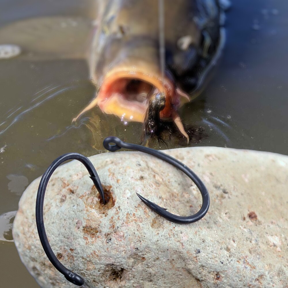 Hirisi Carp Fishing Hooks 50pc - огляд і ціна Fishing Hook Offset