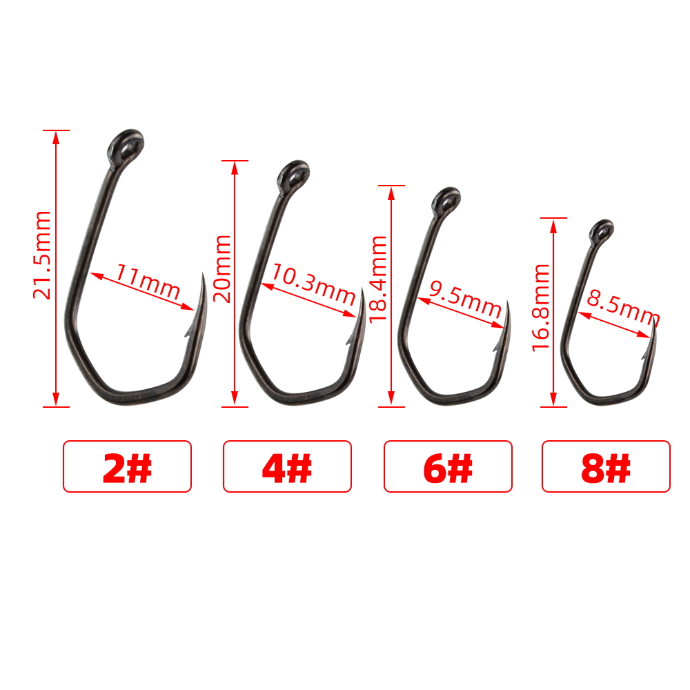 50pcs Carp Fishing Hooks Barbe - огляд і ціна Fishing Hook Assortment