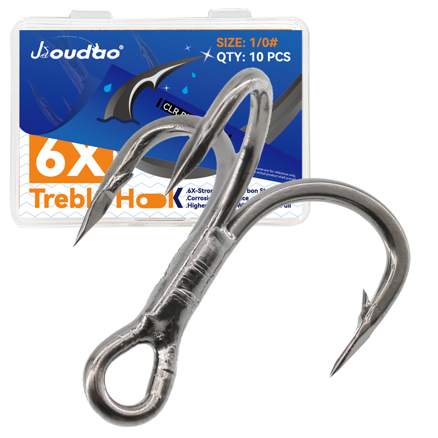6X Fishing Treble Hook 10Pcs T - огляд і ціна Fishing Hook Offset