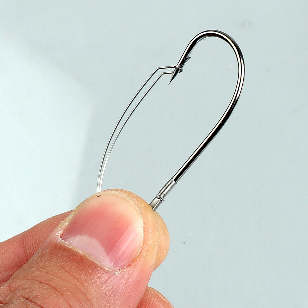 10Pcs/box Fishing Wacky Weedle - огляд і ціна Fishing Hook Weedless